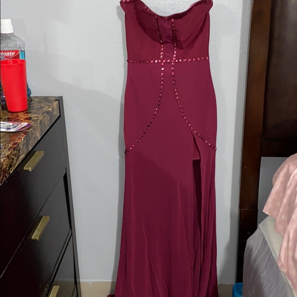 Strapless dress